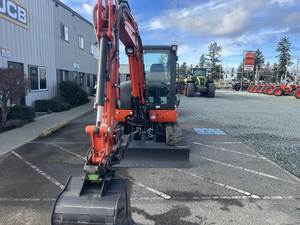 Mini-excavatrice hydraulique Kubota KX040-5 de qualité supérieure 2022, excavatrice compacte sur chenilles 4T avec cabine fermée pour l'excavation - Product Image 6