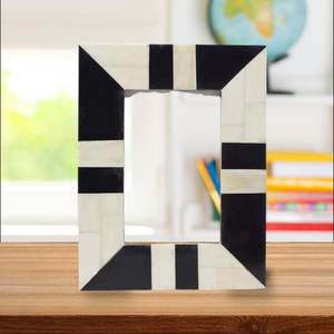Indian Horn Inlay Frame with Resin/Wood Base for & Decorative <b>Home</b>/Tabletop Luxury <b>Gifting</b> & Collectible Craft - Product Image 5