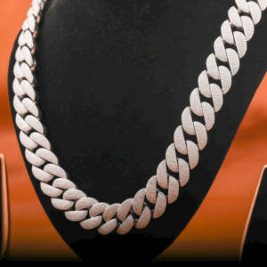 สร้อยเงิน925สไตล์คิวบานประดับเพชรเม็ดเพชรสไตล์ฮิปฮอปแร็ปเปอร์เครื่องประดับร่างกายสำหรับเขาเป็นของขวัญวันเกิด - Product Image 4