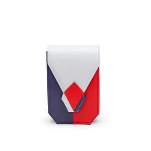 Pochette décontractée bleue sac de maquillage de voyage en P97538-Eco-Friendly avec logo personnalisé et motif brodé pour le stockage - Product Image 3