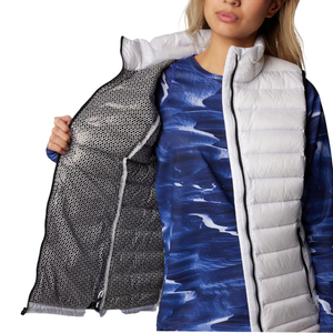 Chaqueta acolchada de Cordura impermeable sin mangas para mujer, ligera, cálida, con cremallera, a prueba de viento, opciones de marca personalizadas - Product Image 5