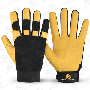 ถุงมือหนังวัวสำหรับงานหนักถุงมือประกอบสี - Product Image 1