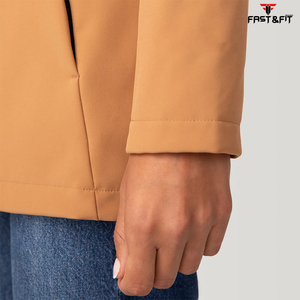 Chaqueta de concha suave con cremallera impermeable a prueba de viento de invierno de diseño personalizado de peso ligero informal de alta calidad a la venta - Product Image 5