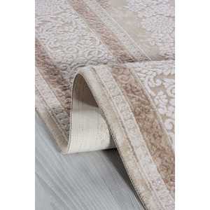 Tapis d'intérieur Netline 100% acrylique SE001, crème, moderne, Serenat, non-muant, facile à nettoyer, durable, 80x150cm, kg pour chambre à coucher, bureau, Home Depot - Product Image 1