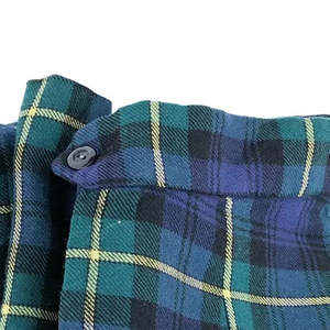 Check Wrap <b>Skirt</b> in a Cotton Linen Blend Royal / Stewart Tartan Pattern <b>Men</b> Kilts Factory Wholesale 2026 - Product Image 6