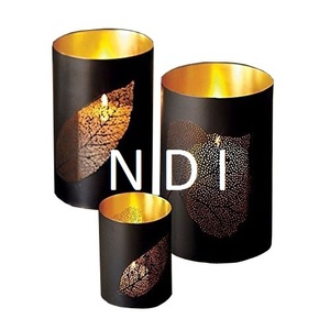 Bougeoir votif avec finition dorée vente chaude bougie lumière dîner Table décoration métal votive thé lumière support - Product Image 3