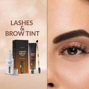 Longue durée Sourcils Cils Crème Teinte Usine Dérivé Lash Lift Sourcils Teinte Kit Ensemble 9 Couleurs Disponibles Sourcils Crème Teinte OEM - Product Image 4