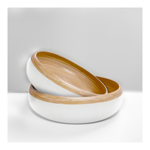 Vietnam Handicraft Natural Spun Bamboo Bowl - TS2007 - Product Image 1