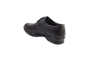 <b>Lace</b> up Mens <b>Black</b> Genuine Leather Formal Shoes Are a Classic and Sophisticated Choice for Formal and Business Occasions - Product Image 3