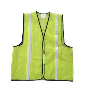 Chalecos de Poliéster para Hombre para Todas las Temporadas, Ropa de Trabajo, Chaleco Reflectante de Malla de Poliéster, para Ciclismo, Campamento, Seguridad, Color Naranja - Product Image 1