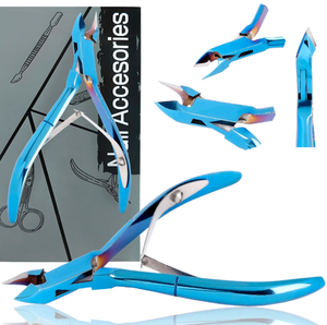 Cortacutículas Curvo de Acero Inoxidable, Mango Ergonómico Duradero, Apertura de Mandíbula Ancha, Herramienta de Manicura de Precisión para el Cuidado de Uñas y Dedos - Product Image 2