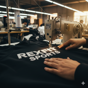 Chándal Deportivo RexFit de Primera Calidad con Cremallera Bordada para Hombre, Precio Bajo, Nuevo Diseño, Bordado, Moda, Chándales para Hombre - Product Image 5