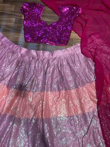 Hermosa última ropa de fiesta de diseñador Lehenga - Product Image 4