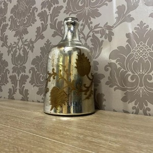 Vase décoratif artisanal en argent et or, décoration rustique pour la maison, pour cadeaux floraux, décoration de la maison, vase à fleurs, table, mariage - Product Image 4