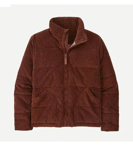 Manteau d'hiver matelassé unisexe en polaire à larges côtes polyester/coton, col montant, fermeture éclair bidirectionnelle, haute qualité, best-seller 2026 - Product Image 2