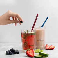 Pailles comestibles en fibre végétale de 6,5 mm, biodégradables et durables, pour bubble tea/smoothies/jus/shakes, idéales pour hôtels, bars, restaurants et usage domestique.