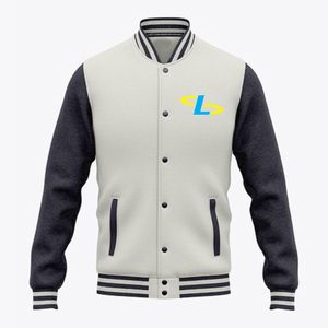Chaquetas Varsity Personalizadas al por Mayor con Bordado Frontal, de Alta Calidad, Transpirables y Ecológicas para Hombre, Invierno - Product Image 2