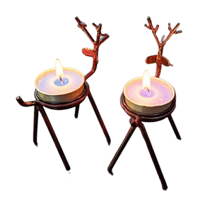 Portavelas de Reno de metal de diseño creativo profesional, regalo de Navidad, velas, fiesta de boda, decoración del hogar, adorno de Navidad - Product Image 1