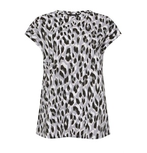 Top Deal Vintage Animal Print Camisetas de mujer Manga corta Verano Casual O-cuello Anti-Pilling Transpirable Bangladesh Hecho - Product Image 3