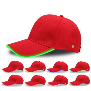 2025 nouveauté impression personnalisée coton personnalisé Snap back lumière chapeau Rave éclairé lueur casquettes clignotant camionneur chapeau casquette - Product Image 6