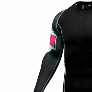 OEM ODM <b>White</b> Belt Ranked BJJ Rash Guard Men's Short long MMA <b>Compression</b> <b>Shirt</b> Jiu Jitsu No-Gi Grappling Training Wear - Product Image 4