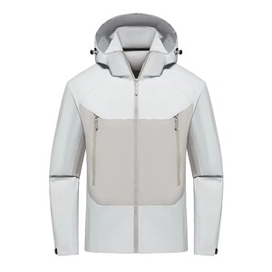 Chaqueta Softshell personalizada para hombre, impermeable, a prueba de viento, de talla grande, para deportes al aire libre, cazadora para acampar, chaquetas informales de tendencia - Product Image 4