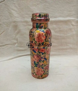 Handcrafted Copper Bottle for Eco-Hydrating Wellness Promoting Healthy Routine Tradebyd Plastic Drinkware - Product Image 5