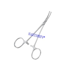Fórceps de arteria hemostática Crile curvo 14cm Instrumentos dentales y quirúrgicos de acero inoxidable fabricados con AISI 420 - Product Image 4
