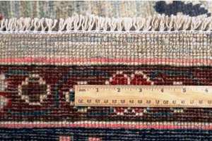 Juego de alfombras de lana Oushak Vintage de 8x10, alfombras revolucionarias Rosas y azules anudadas a mano para sala de estar, alfombra hermosa para el hogar - Product Image 3