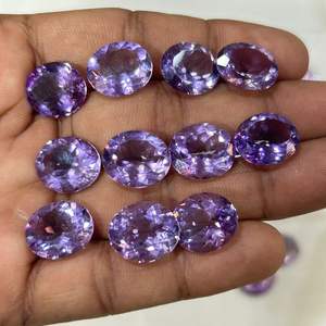 พลอยอะมีทิสต์สีม่วงธรรมชาติจากแอฟริกา หินเจียระไนแท้ เกรด AAA รูปทรงอิสระ หินหลวม ขนาดผสม ขัดเงา/เคลือบน้ำมัน - Product Image 4