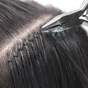 专业头发延伸和珠饰工具包去除珠子钳套装 (4件) I链接微环环针 - Product Image 6