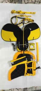 Juego de sillín de caballo de resistencia sintética de tendencia superior, estribo de polímero de nailon, brida de Pvc con correas de estribo de nailon Martingale - Product Image 2