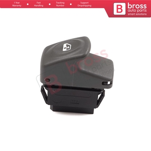 Interruttore singolo alzacristalli BDP854 a 5 pin colore grigio per Kangoo Scenic Megane Logan MK1 <span class=keywords><strong>Clio</strong></span> Scenic MK2 7700838099 - Product Image 3