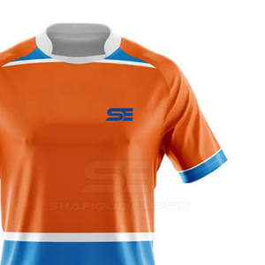 Uniformes de Rugby Transpirables de Secado Rápido de Alta Calidad - Nuevo Diseño 100% Poliéster Personalizable Ropa de Fútbol Peso de la Tela 300g - Product Image 4