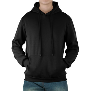 Venta al por mayor sudaderas con capucha para hombre 100% algodón polar 380GSM-500GSM Puff impresión sudadera sudaderas con capucha para hombres personalizado Drop-hombro sudaderas con capucha - Product Image 2