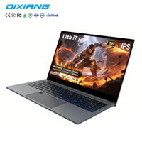 DIXIANG Nouveaux ordinateurs portables en gros 15,6 pouces I7 1255U 1 To SSD 16 Go de RAM Écran tactile 12e génération FHD IPS Ordinateur portable professionnel et gaming