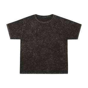 Camiseta básica de lavado ácido para hombre, estilo informal suelto y transpirable con Cuello clásico para el verano, Camisetas básicas al por mayor - Product Image 6