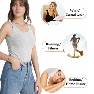 Camisetas sin Mangas Cómodas para Mujer, Diseño Sólido, Moda Urbana, Estilo Veraniego, ORIGINALES DE BANGLADESH - Product Image 3