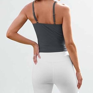 Camiseta sin mangas para mujer, novedad de verano, Color sólido, ropa corta y delgada, Top Sexy para mujer hecho por Ashiba Sports 2026 - Product Image 6