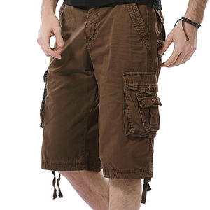 Verano uso diario Popular Cargo Shorts secado rápido clásico Casual moda Color sólido al aire libre pantalones cortos transpirables para hombres - Product Image 3