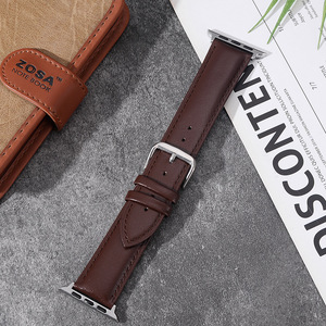 Correa de Cuero Genuino Vintage para <span class=keywords><strong>Apple</strong></span> <span class=keywords><strong>Watch</strong></span> Series 10 9 SE Ultra 2, Correa de Repuesto de Piel de Vaca, 45mm 49mm 42mm, Pulsera Ejecutiva - Product Image 6