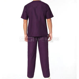 Prix bas, livraison rapide, blouses médicales unisexes, personnalisables, tissu à séchage rapide, manches courtes, uniformes médicaux pour le personnel, usage quotidien - Product Image 2