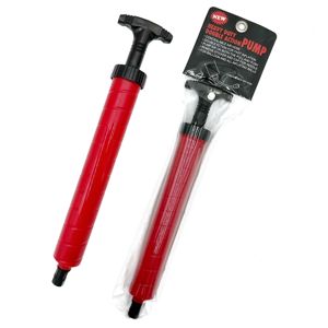 Bomba manual de doble acción con mango en T para entrenamiento de fútbol incluye manguera y aguja de inflado - Product Image 1