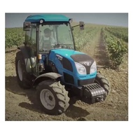 Landini Rex3 -080 fiable, doté d'un point d'attache arrière à double vitesse indépendant et d'un profil étroit pour vergers