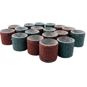 Mangas de lijado en espiral de óxido de aluminio Netron de 20x30mm para bandas abrasivas de acondicionamiento de superficies de metal o madera - Product Image 1