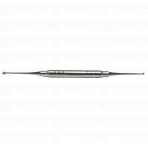 Curette osseuse chirurgicale de qualité supérieure Miller 9 à double extrémité 3,4 mm et 2,8 mm, poignée ergonomique, acier inoxydable, instrument orthopédique - Product Image 3