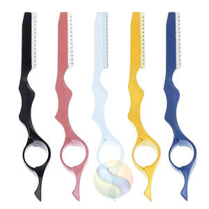 Navaja de Afeitar Recta de Acero Inoxidable con Logotipo Personalizado Premium, Navaja de Afeitar Profesional para Barbería, Navaja de Entresacar con Mango de Madera - Product Image 5