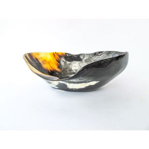 Bol moderne élégant en corne de buffle naturelle pour dîner et fête Vaisselle haut de gamme pour servir des desserts et des plateaux sucrés - Product Image 2