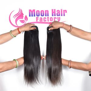 Cabello humano natural de la India del Sur, liso y sedoso, directamente de fábrica, para pedidos en línea. - Product Image 1