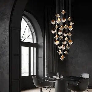 Lámpara Rectangular de Diseño ZenoLuxor con Luz Cálida, Estilo Industrial Escandinavo, Rústico, Minimalista y Mediterráneo - Product Image 6